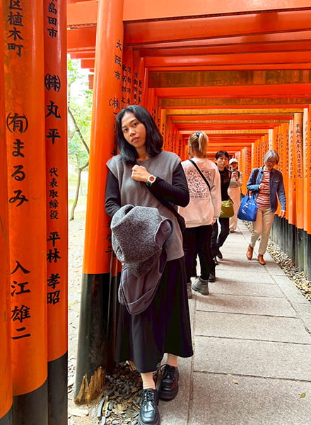 インドネシアの大学生 京都課外授業